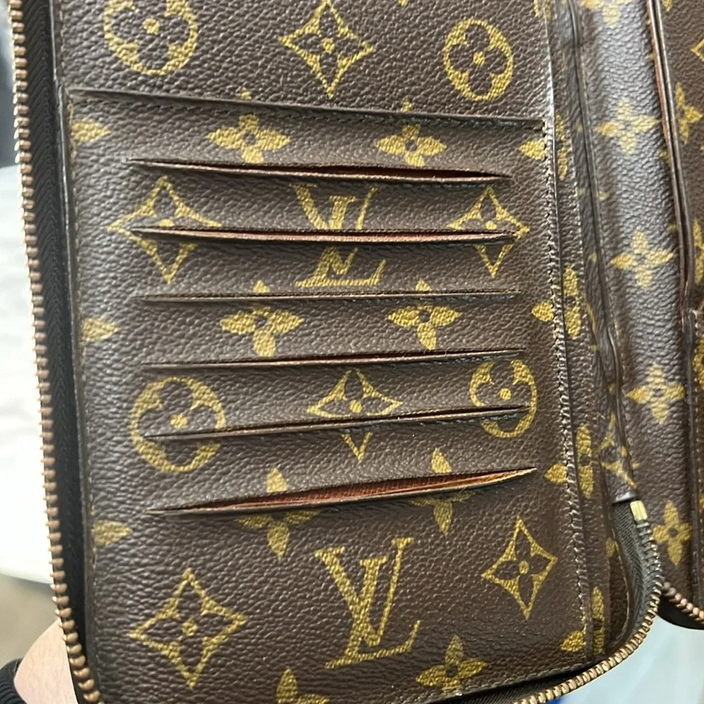 Louis Vuitton Brown Monogram Canvas Hand Pouch